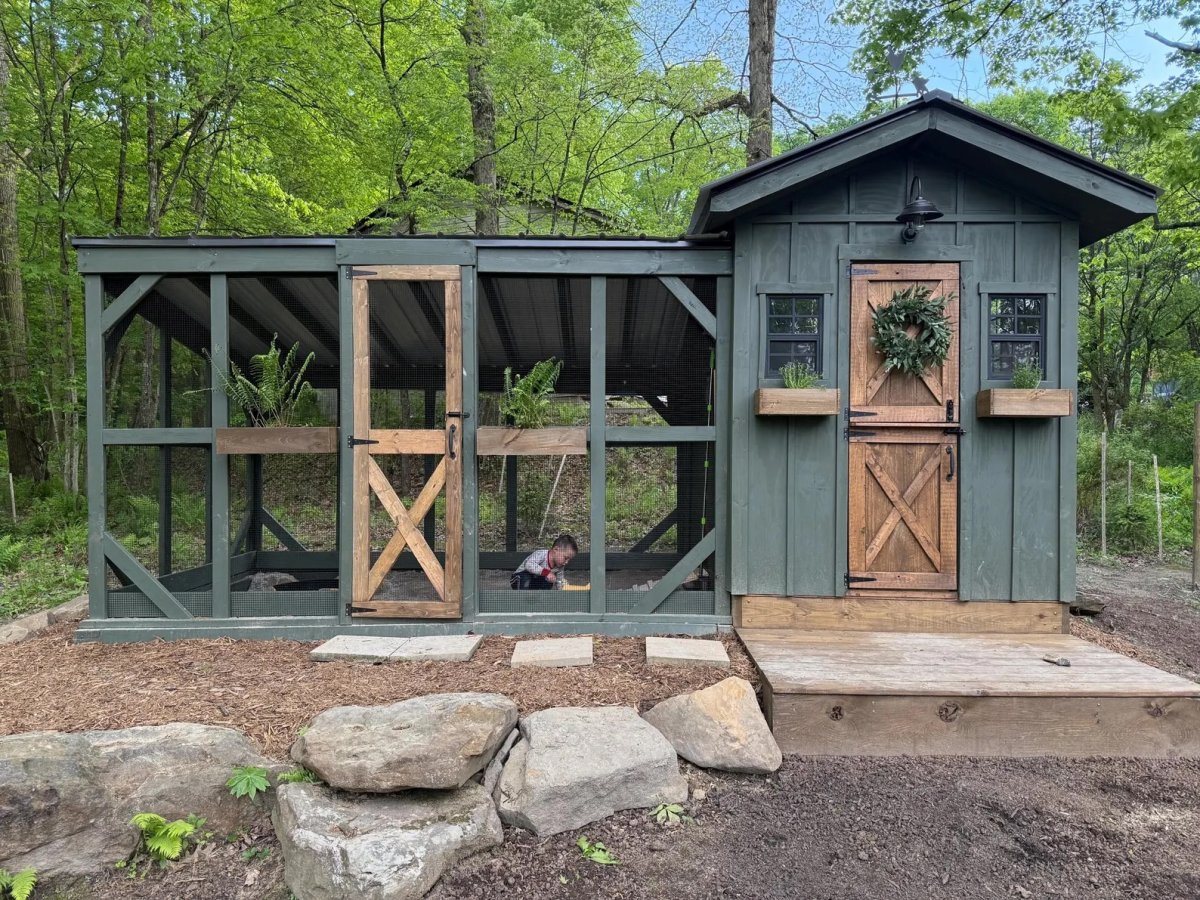 Handmade 6x8 Chicken Coop by FernAndFeralShop