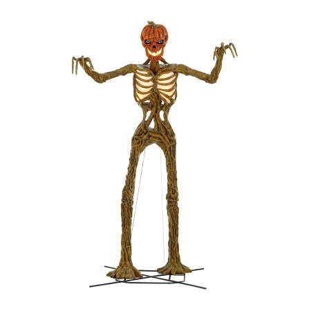 Terrifying 12-Foot Giant Inferno Pumpkin Skeleton 