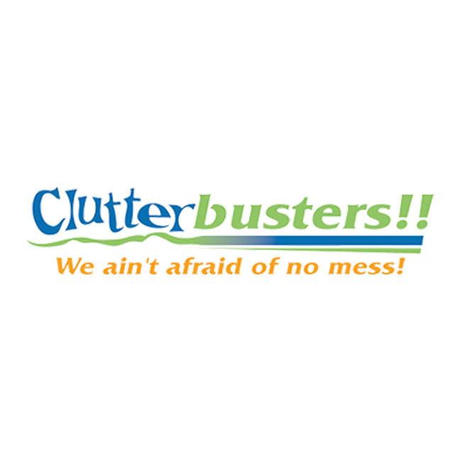  The Clutterbusters logo.