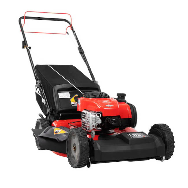  Craftsman M220 150cc Self-Propelled Red Lawn Mower on white background