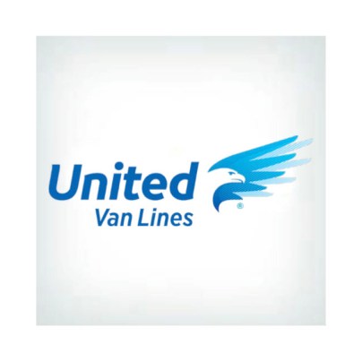 The words 'United Van Lines' and the company's blue logo appear on a grey background.