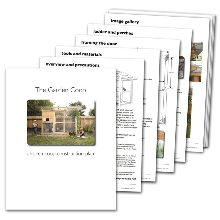 The Garden Coop – Walk-In Chicken Coop Plan eBook