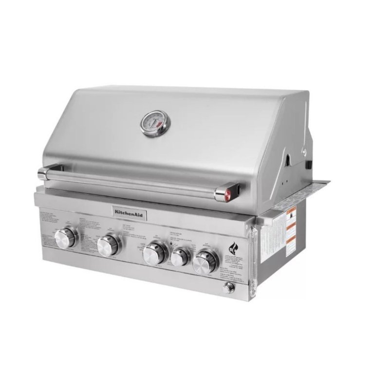  The Best Gas Grills Under $1,000 Option: Kitchenaid 4 - Burner Built-In Propane Gas Grill