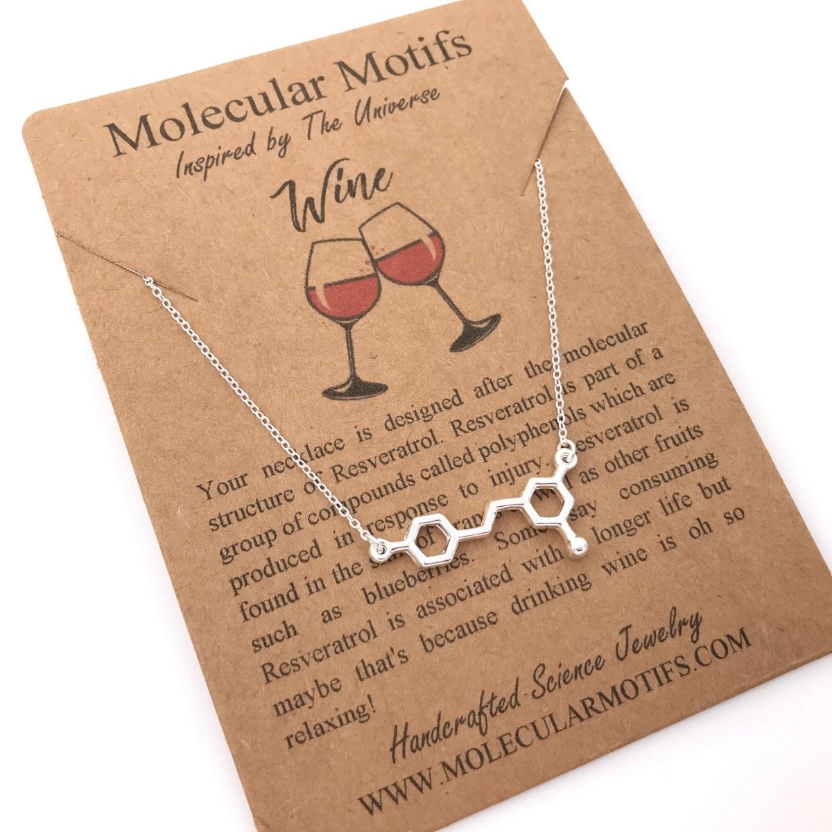 The Best Gifts for Wine Lovers Option: Resveratrol Wine Necklace