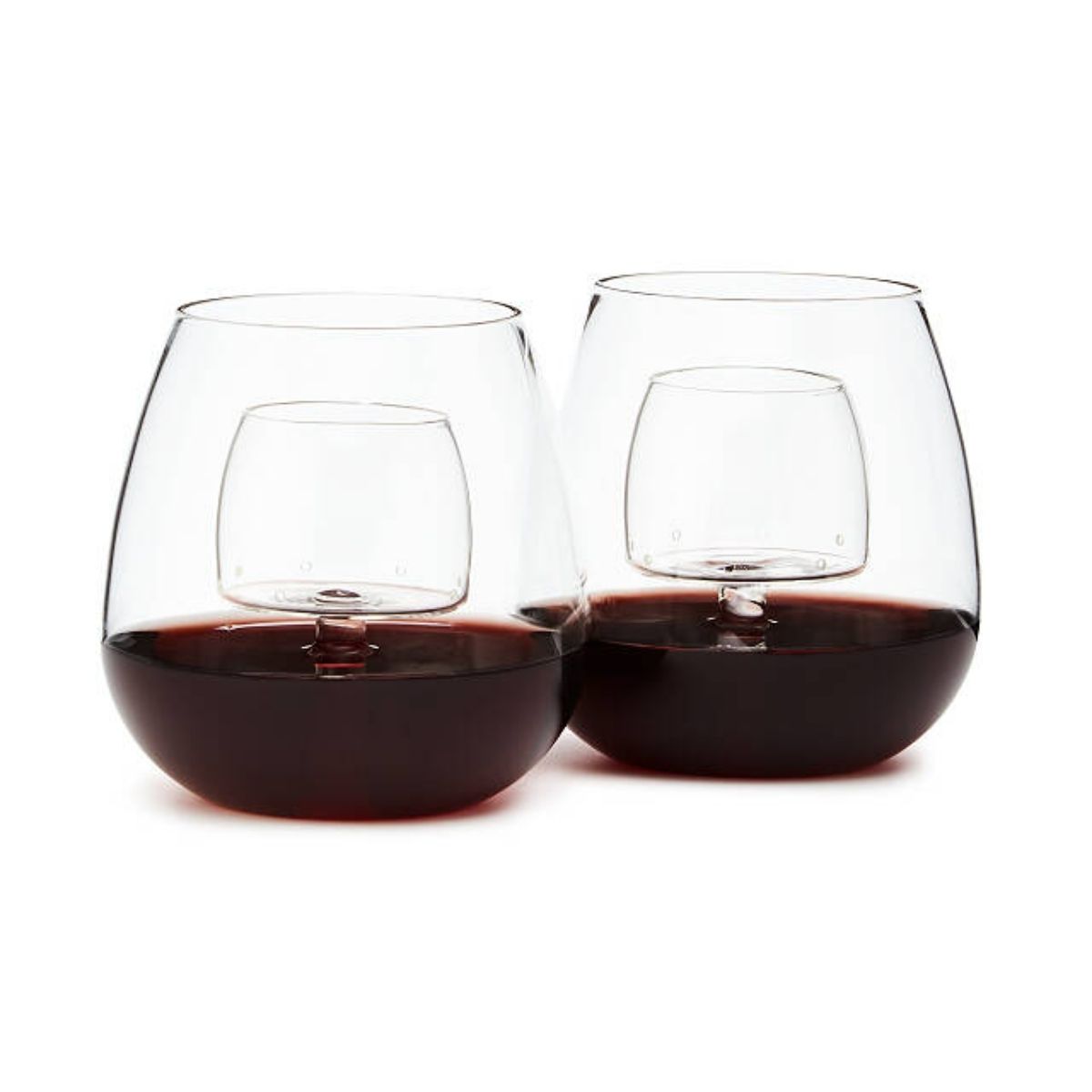 The Best Gifts for Wine Lovers Option: Stemless Aerating Wine Glasses