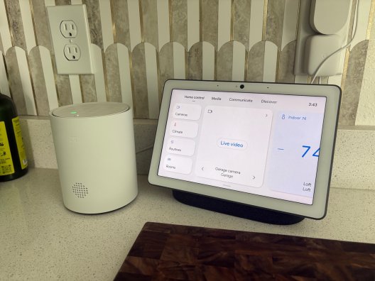 ADT home hub and google screen