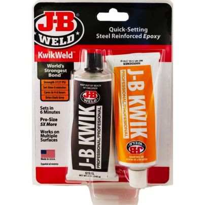 The Best Glue for Metal Option: J-B Weld KwikWeld 10-Ounce Professional Epoxy Glue