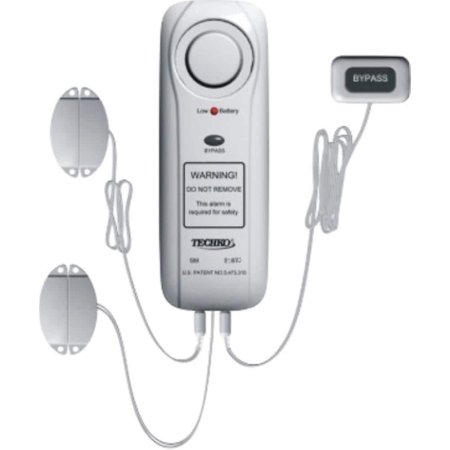  The Techko Safe Pool Alarm on a white background.