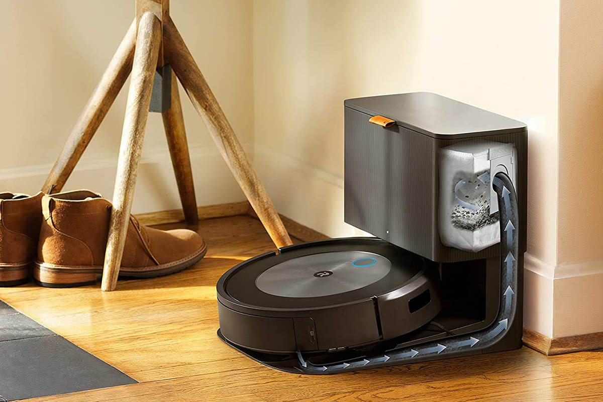 Cyber Monday Amazon Deals Option iRobot Roomba j7+ Self-Emptying Robot Vacuum