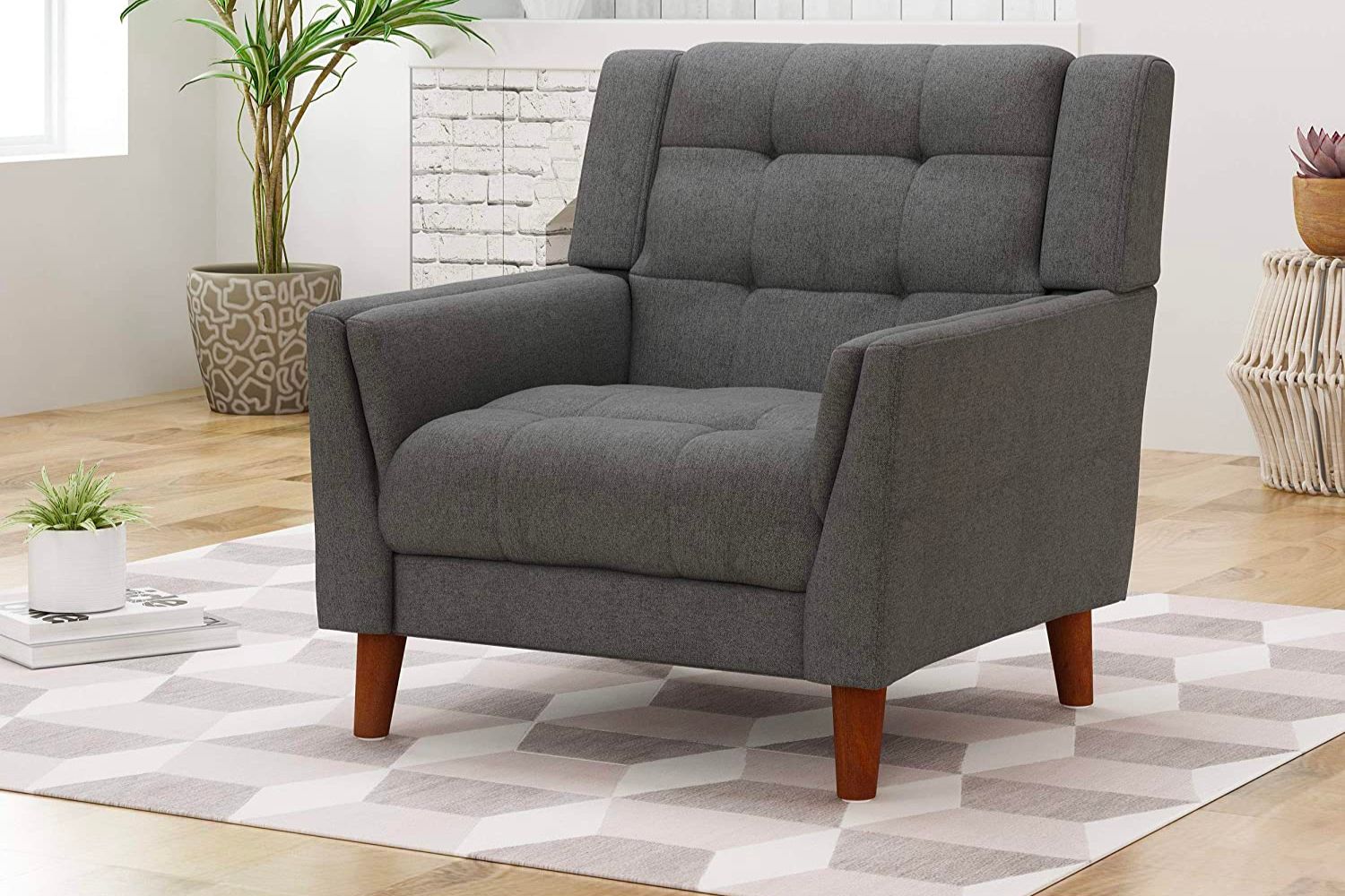Deals Roundup Cyber Monday Furniture 11/29: Christopher Knight Home Evelyn Mid Century Modern Fabric Arm Chair
