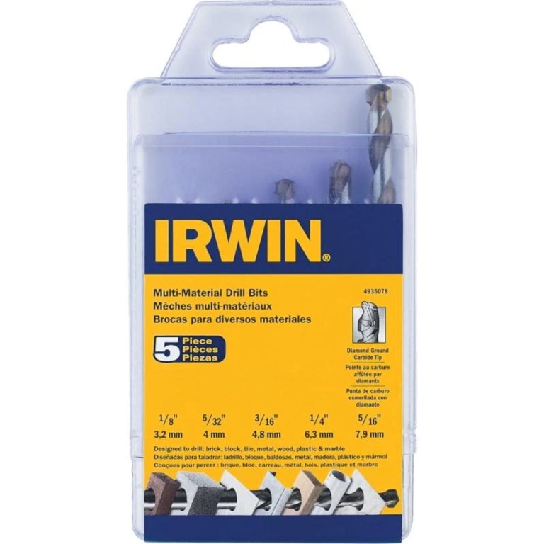 Irwin Multi-Material Masonry Drill Bit Set
