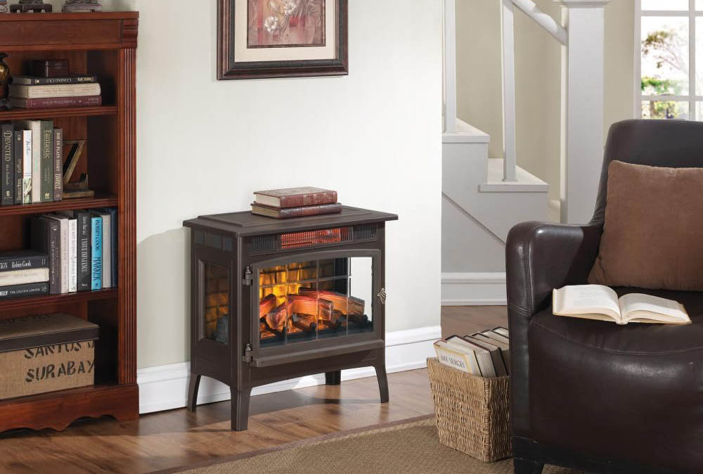 The Best Products for Surviving Winter Option Duraflame Freestanding Electric Fireplace Stove Heater