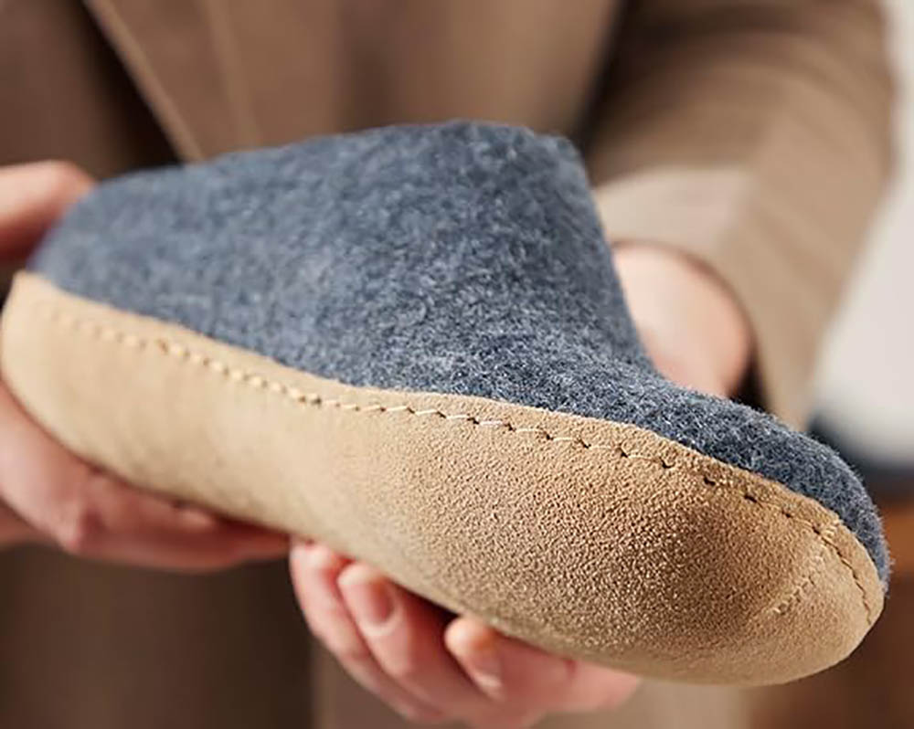 The Best Products for Surviving Winter Option Glerups Wool Slip-On Leather Outsole