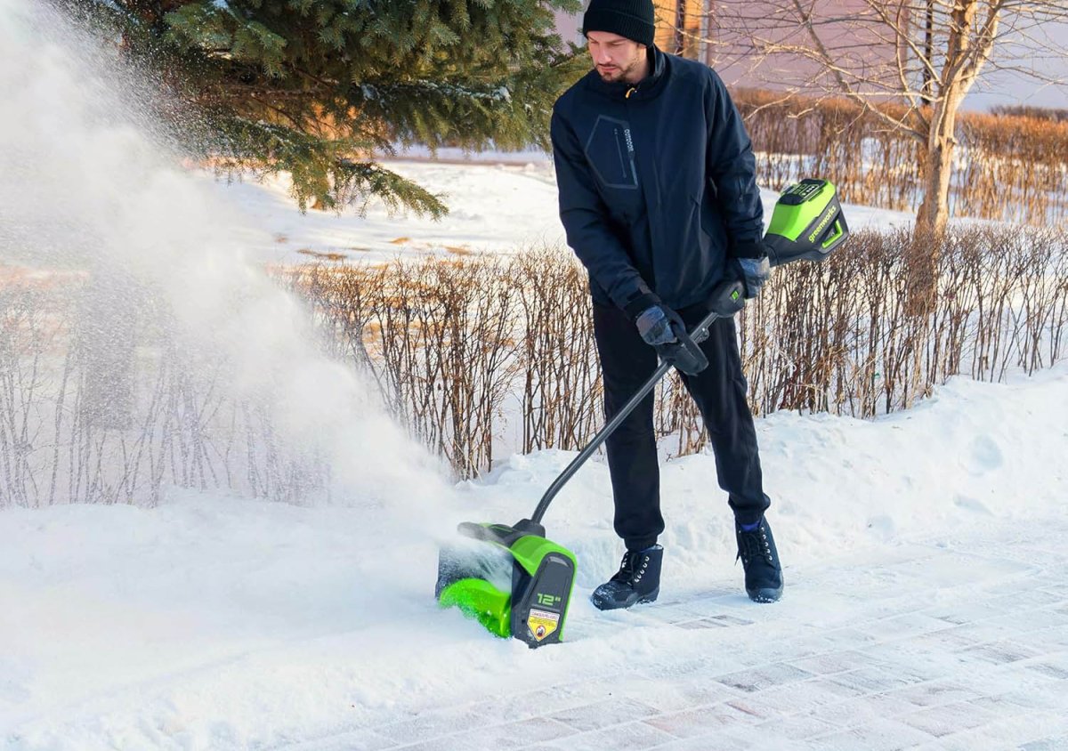 The Best Products for Surviving Winter Option Greenworks 80V 12 Cordless Battery Snow Shovel