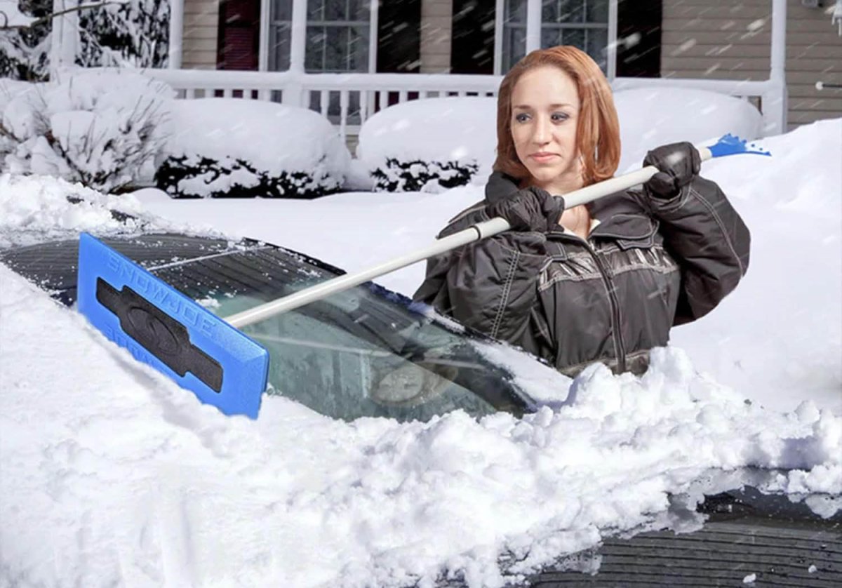 The Best Products for Surviving Winter Option Snow Joe 18 Telescoping Snow Broom & Ice Scraper