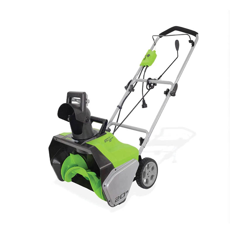 The Best Single-Stage Snow Blower Option: Greenworks 20-Inch 13-Amp Corded Snow Thrower