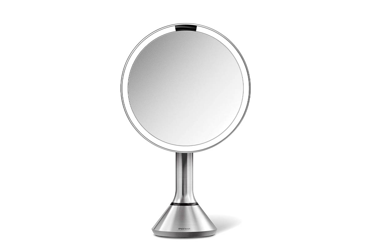 The Best Vanity Mirror Option: simplehuman 8 Round Sensor Makeup Mirror