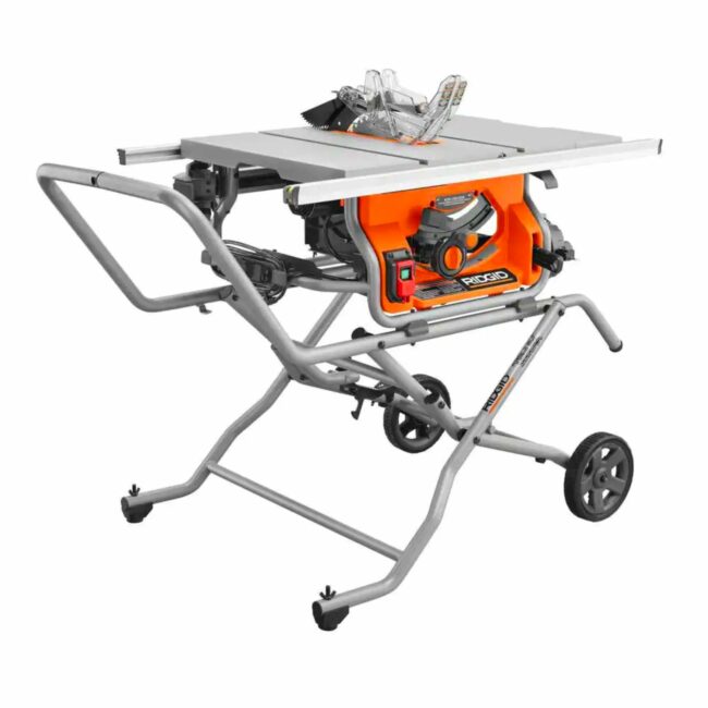 Ridgid 10-Inch Pro Jobsite Table Saw with Stand