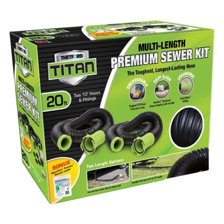 Titan 20-Foot Premium RV Sewer Hose Kit