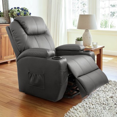 The Best Recliners for Sleeping Options: Latitude Run Power Reclining Heated Massage Chair