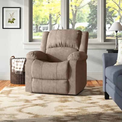 The Best Recliners for Sleeping Options: Ebern Designs Sanie Manual Recliner