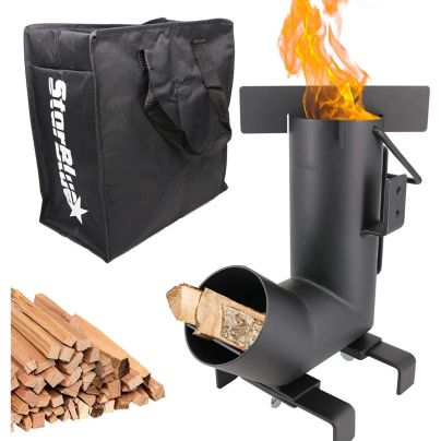 The Best Wood Stoves Option: StarBlue Camping Rocket Stove