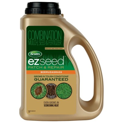 Bottle of Scotts EZ Seed Patch & Repair Bermudagrass