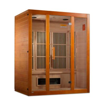 The Best Home Sauna Option: Maxxus Alpine Low EMF 3-Person Infrared Sauna