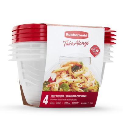 Best Freezer Containers Option: Rubbermaid TakeAlongs