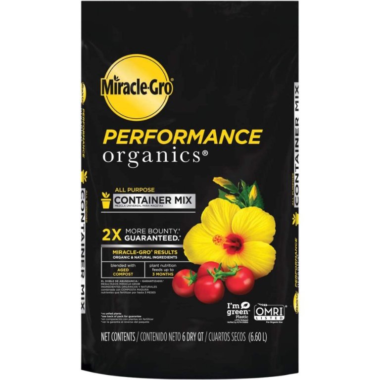  The Best Soil for Tomatoes Options: Miracle-Gro Performance Organics All-Purpose Mix