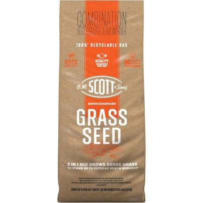 O.M. Scott & Sons Bermudagrass Grass Seed on a white background