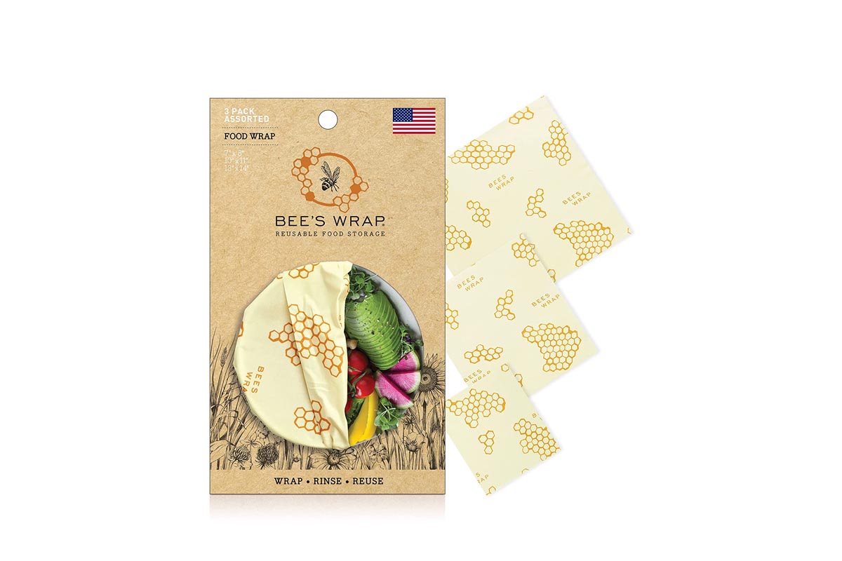 The Best Gifts for Foodies Option Bee’s Wrap – Reusable Beeswax Food Wraps in 3 Sizes