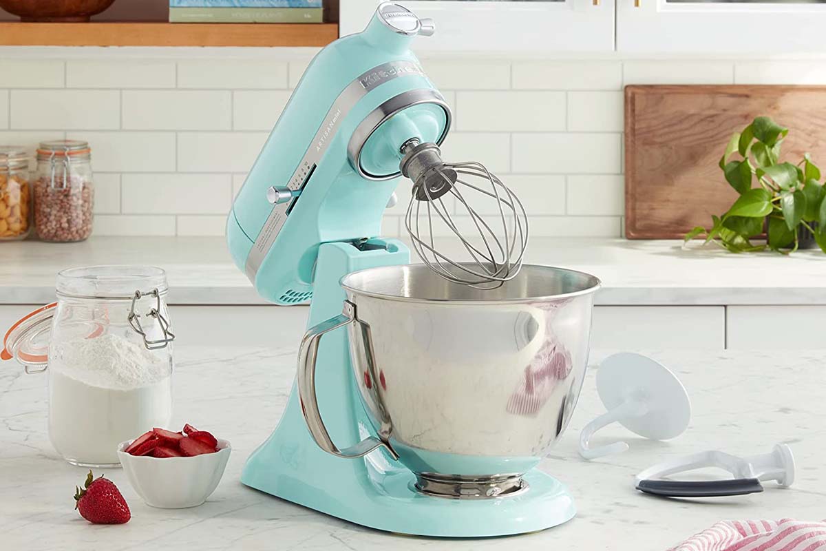The Best Gifts for Foodies Option: KitchenAid Artisan Mini Plus 3.5- Qt. Stand Mixer