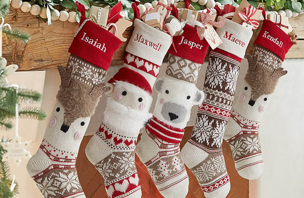 The Best Places to Buy Personalized Christmas Stockings Option: Pottery Barn