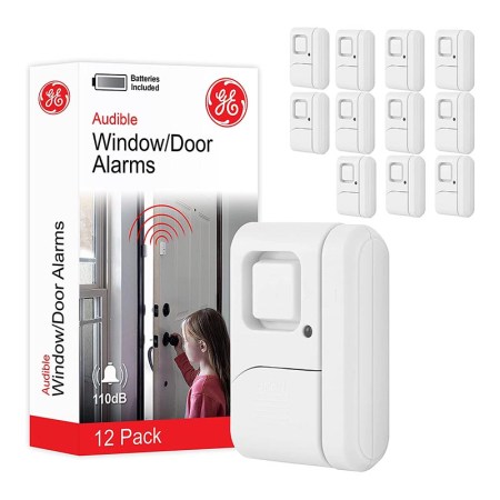 GE 12- Pack Personal Security Alarm 