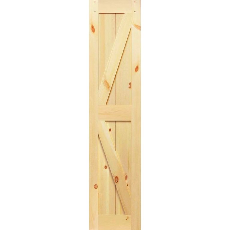  The Best Barn Doors Option: Kimberly Bay Solid Pine Barn Door Slab
