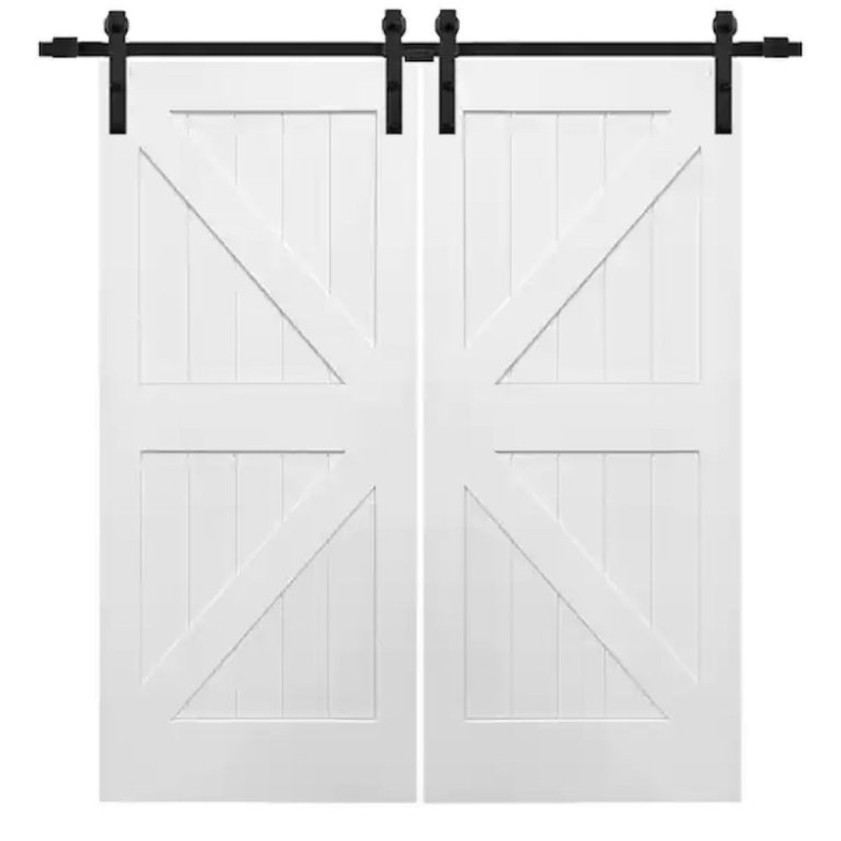  The Best Barn Doors Option: MMI Door Primed Composite Double Sliding Barn Door