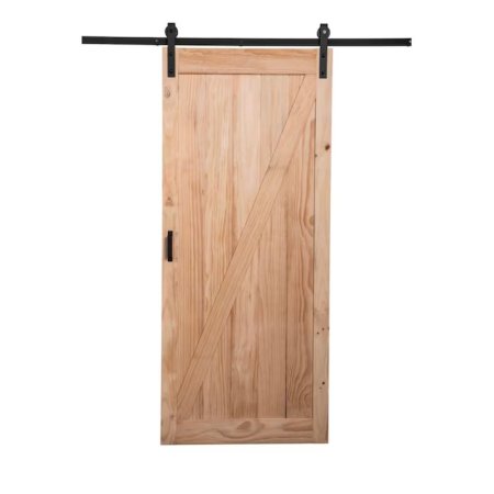  The Best Barn Doors Option: ReliaBilt Pine Z-Frame Solid Core Barn Door