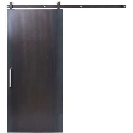  The Best Barn Doors Option: Rustica Industry Raw Steel Barn Door