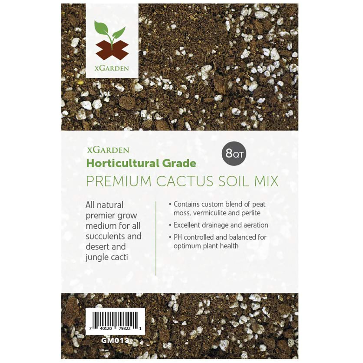 xGarden Cactus and Succulent Soil Mix