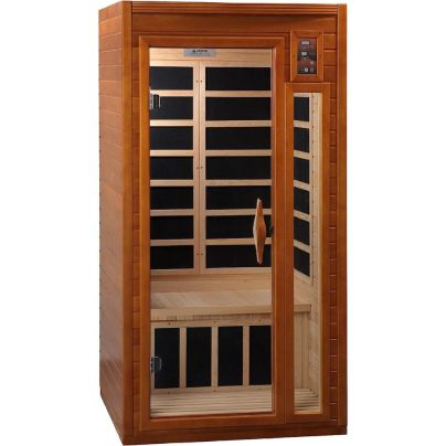 The Best Home Sauna Option: Dynamic Saunas Barcelona Hemlock Wood Infrared Sauna