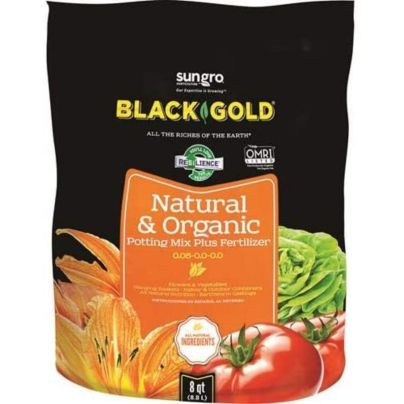 The Best Soil For Tomatoes Option: Sun Gro Black Gold 1302040 All Organic Potting Soil