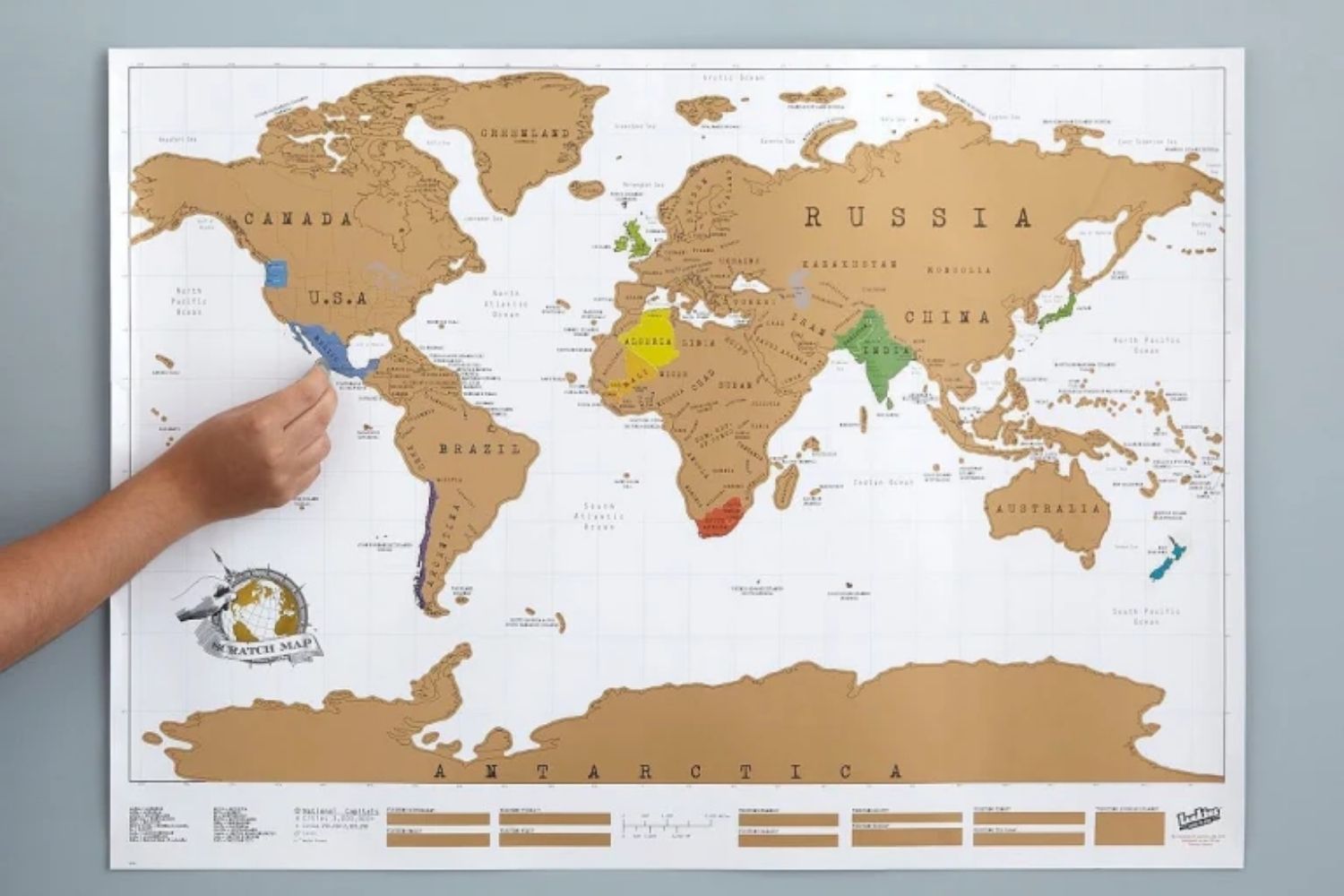 The Best Travel Gifts Option: Scratch Map
