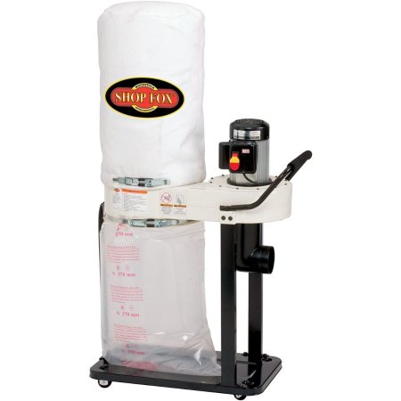  The Best Woodworking Tools Option: SHOP FOX W1727 1 HP Dust Collector
