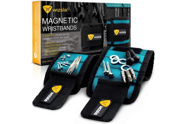 The Gifts for Mechanics Option: Wizsla Set of 2 Magnetic Wristbands