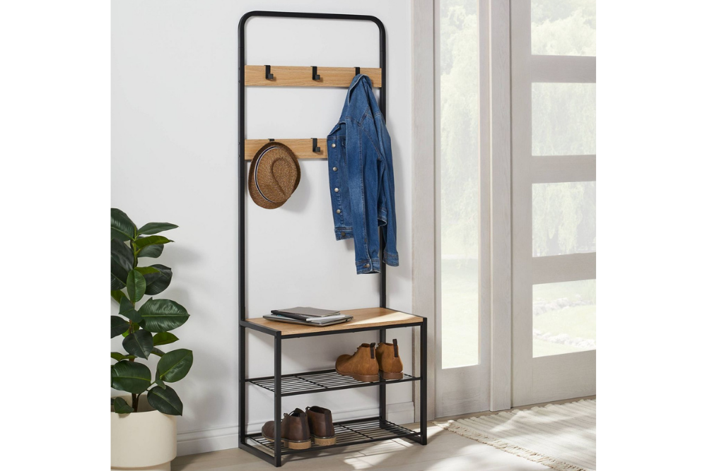 Deals Roundup 1:12 Option: Brightroom 3 Tier Entry Bench with Hooks