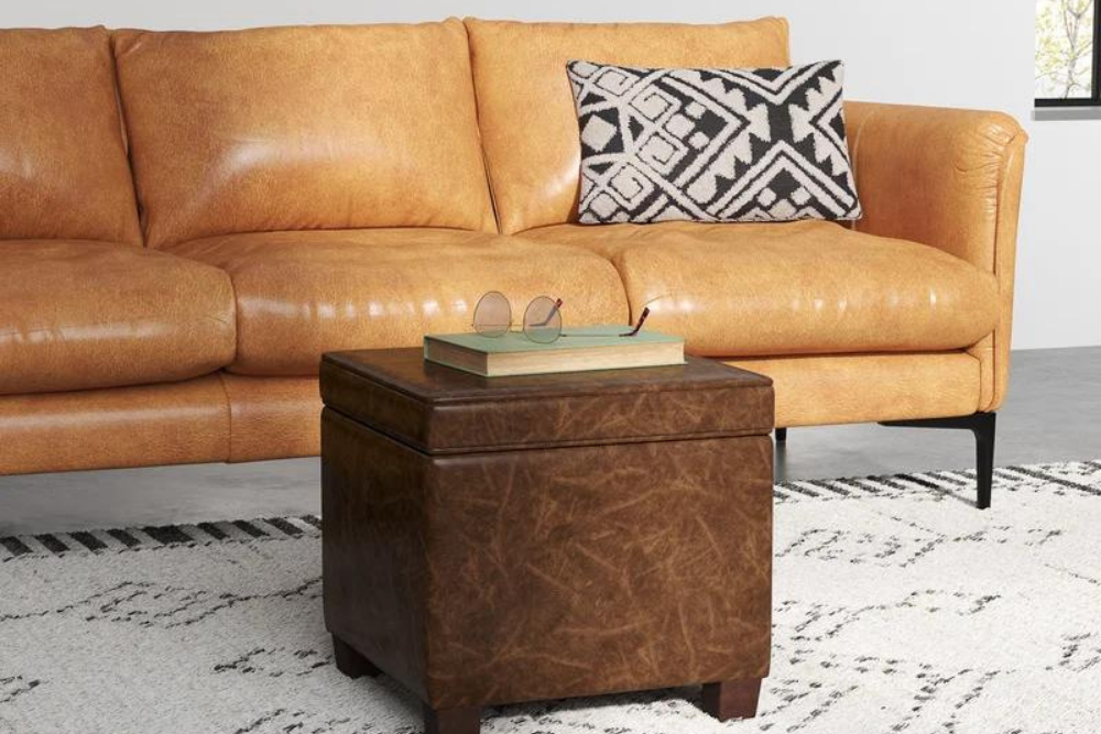 Deals Roundup 1:31 Option: Steelside Abrego Faux Leather Square Storage Ottoman
