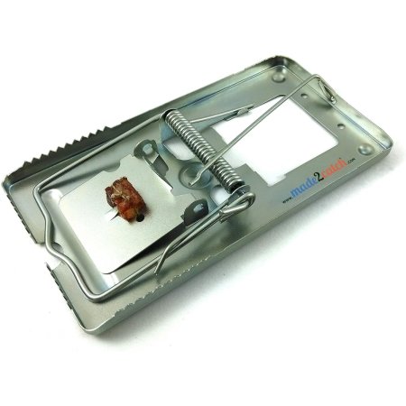  Made2catch Classic Metal Rat Traps on a white background