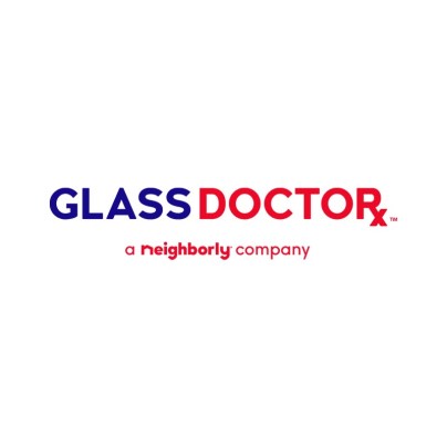 The red and blue GlassDoctor logo appears on a white background.