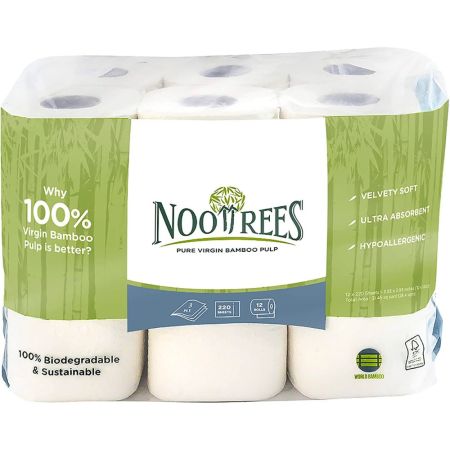NooTrees Bamboo 3-ply Bathroom Tissue 